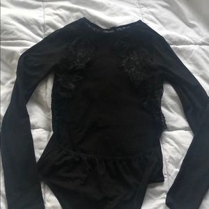 Black Lace Back BodySuit